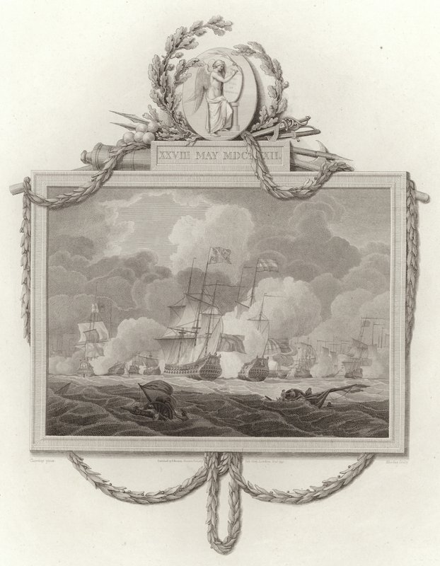 Slaget ved Solebay, 28. mai 1672 av English School