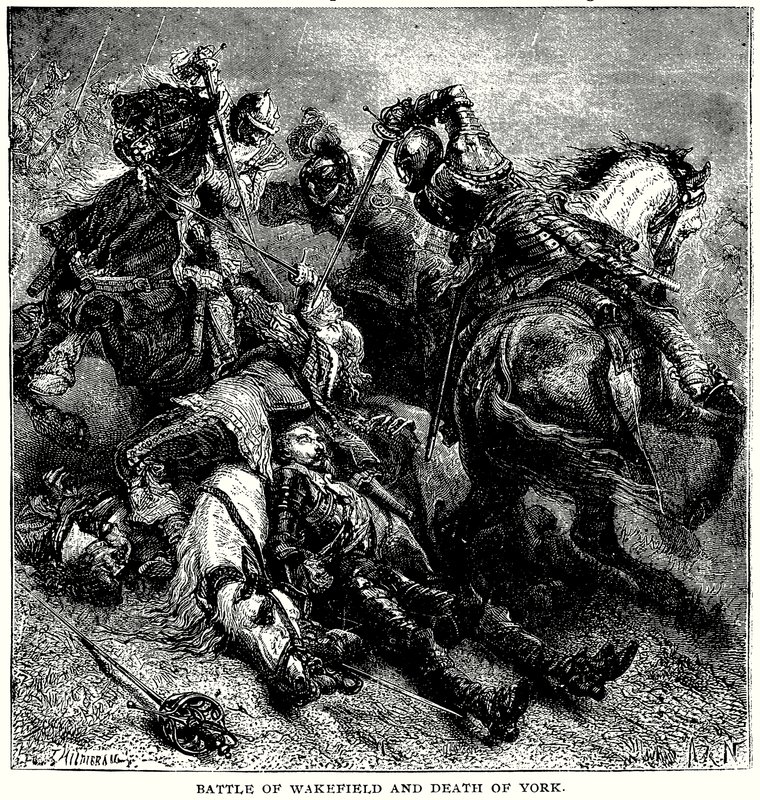 Slaget ved Wakefield og Death of York av English School