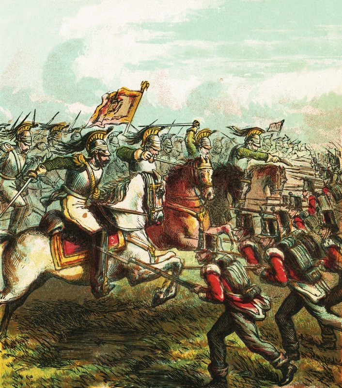 Slaget ved Waterloo av English School
