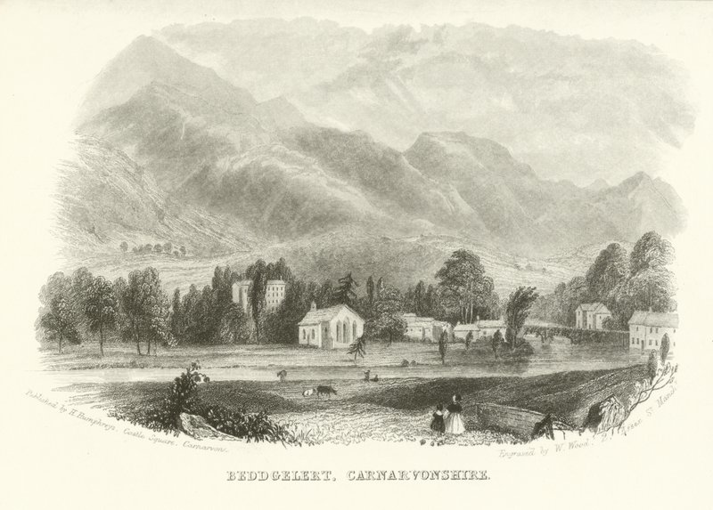 Beddgelert, Carnarvonshire, Wales av English School
