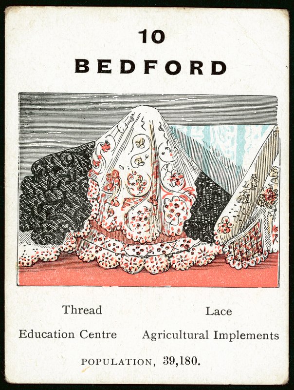 Bedford (farge litho) av English School