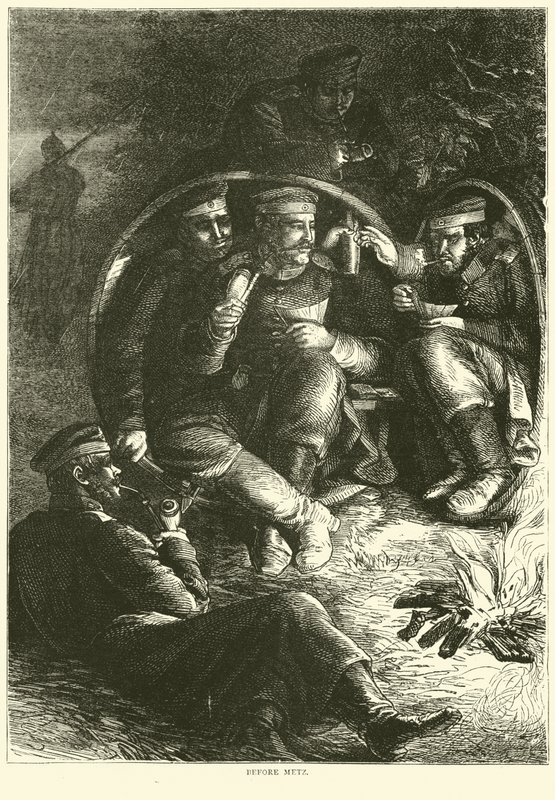 Før Metz, oktober 1870 av English School