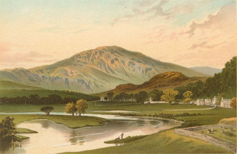 Ben Ledi fra Callander Bridge av English School