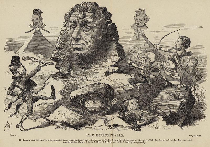 Benjamin Disraeli som den ugjennomtrengelige av English School