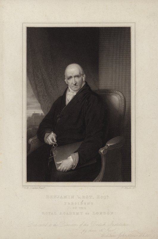 Benjamin West av English School