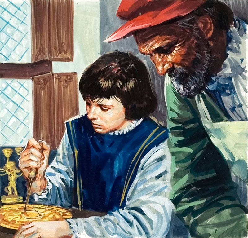 Velkommen Cellini som gutt av English School