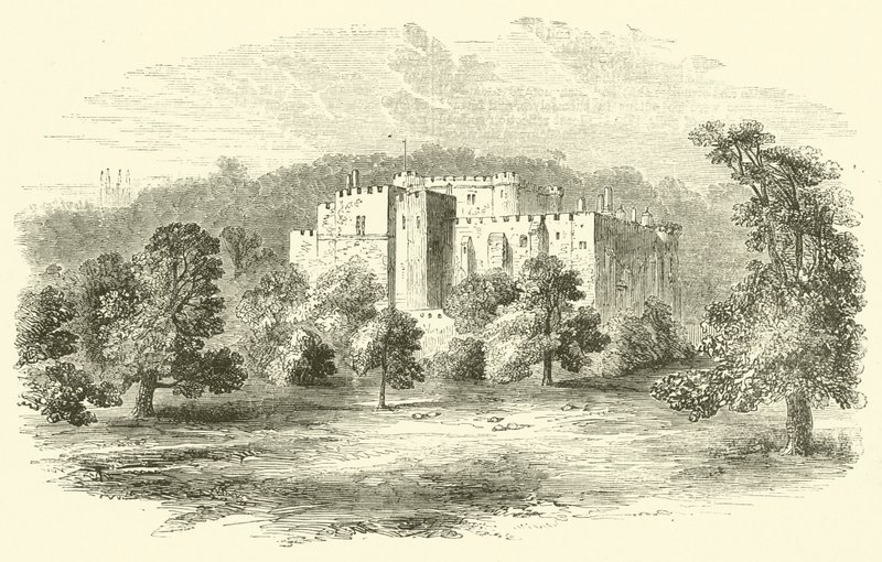 Berkeley Castle (gravering) av English School