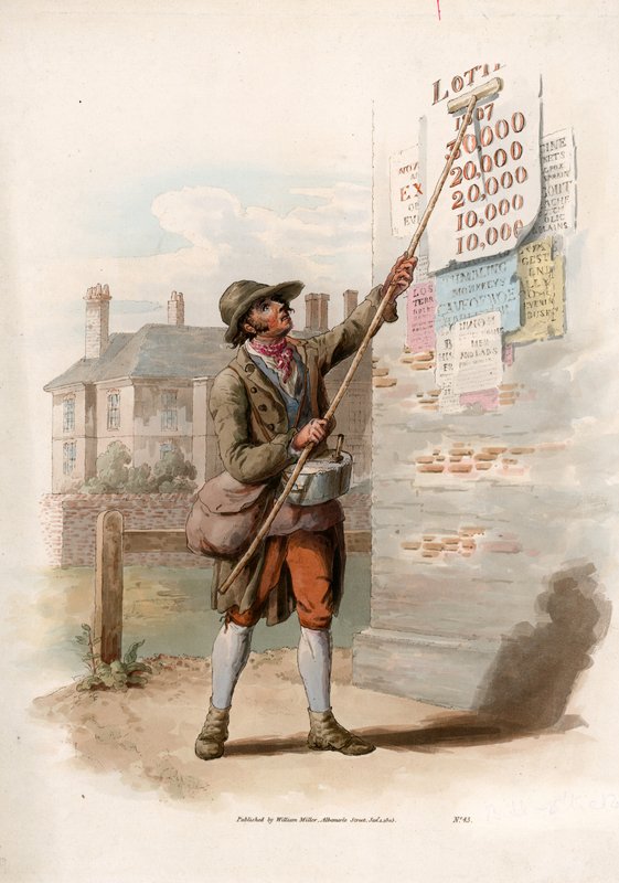 Bill-plakat. Lotteri av English School
