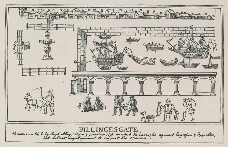 Billingsgate, 1598 av English School