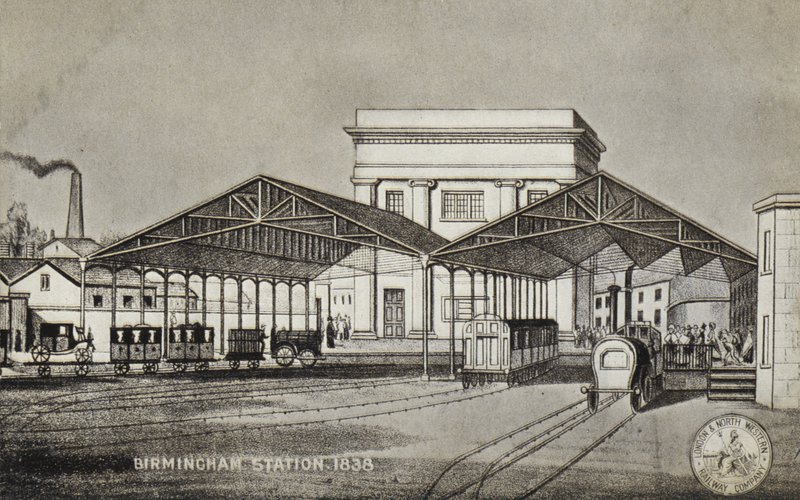 Birmingham stasjon, 1838 av English School