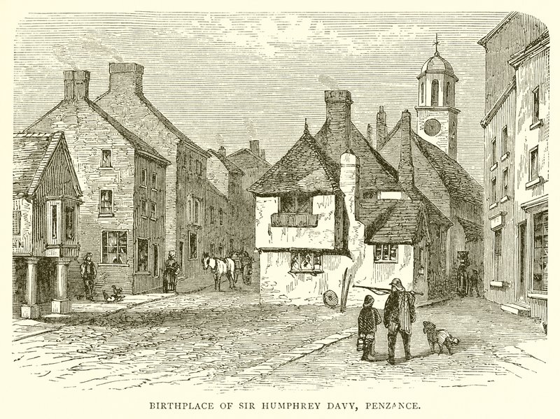 Fødested til Sir Humphrey Davy, Penzance av English School
