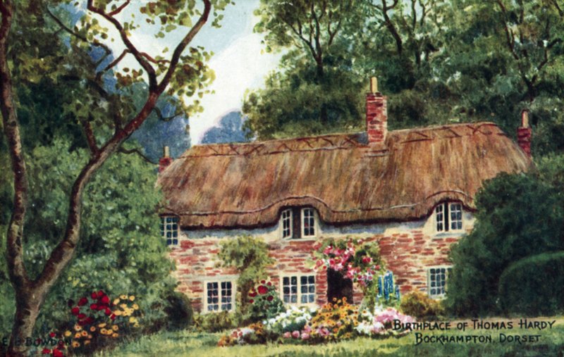 Fødested til Thomas Hardy, Bockhampton, Dorset av English School