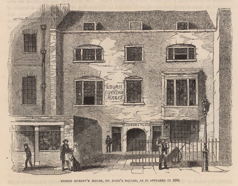 Bishop Burneys House, St Johns Square, Clerkenwell av English School