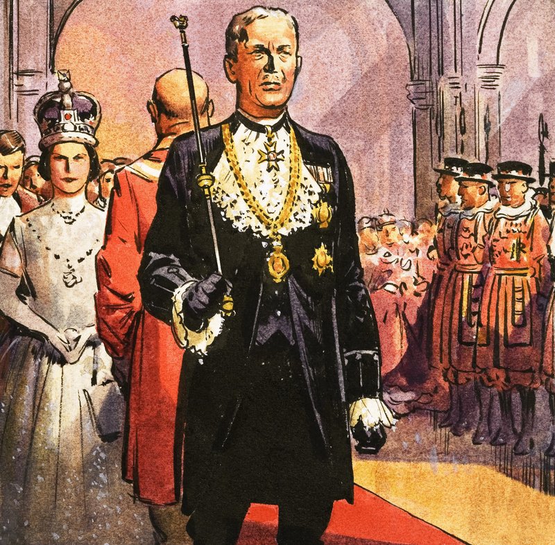Black Rod og åpningen av parlamentet av English School
