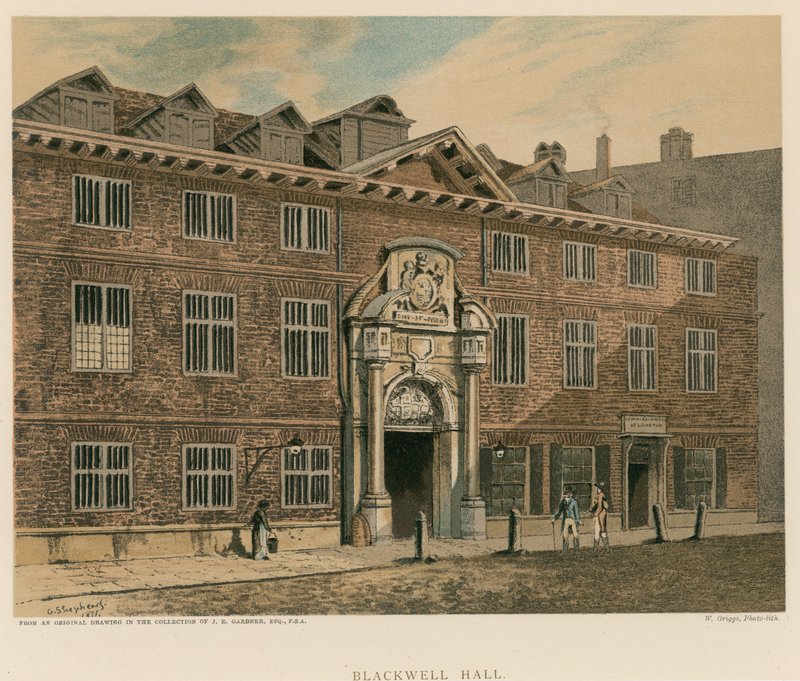 Blackwell Hall, Guildhall, London av English School