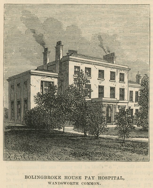 Bolingbroke House Pay Hospital, Wandsworth Common, London av English School