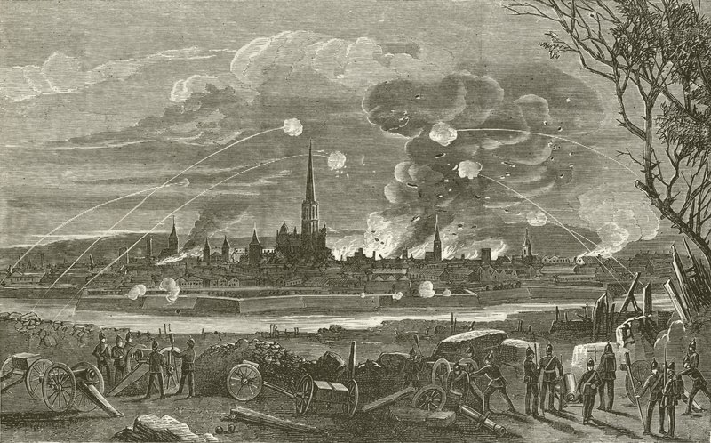 Bombardement av Strasburg av English School