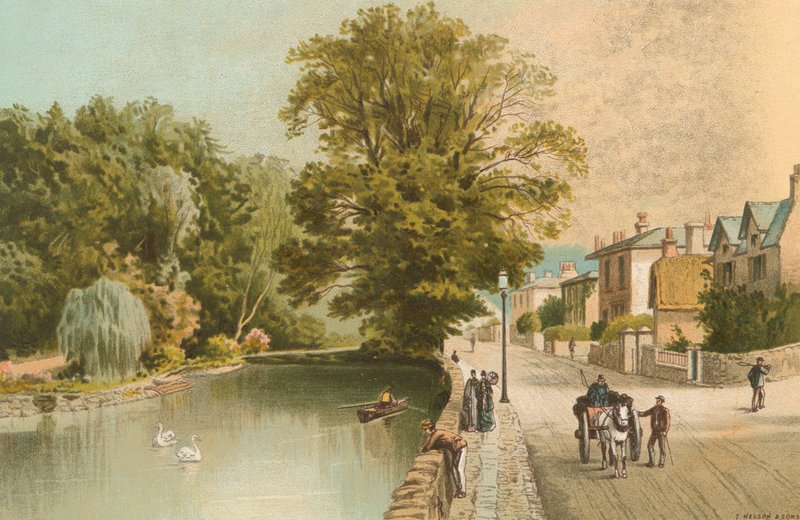 Bonchurch Pond, nær Ventnor--Isle of Wight av English School