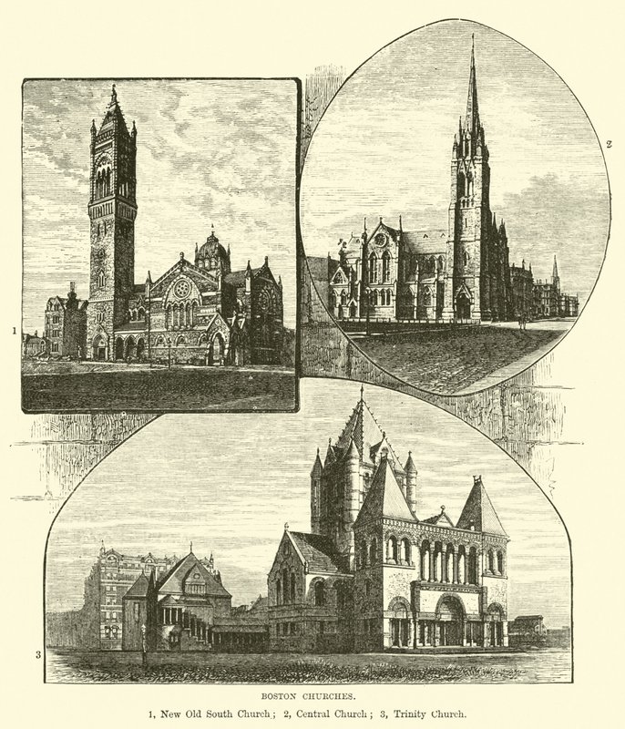 Boston kirker av English School
