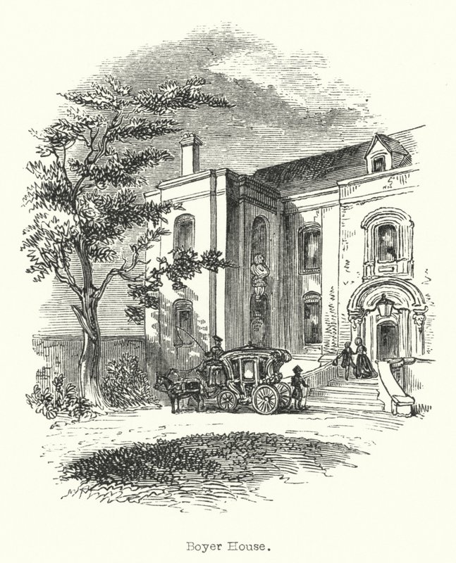 Boyer House (gravering) av English School