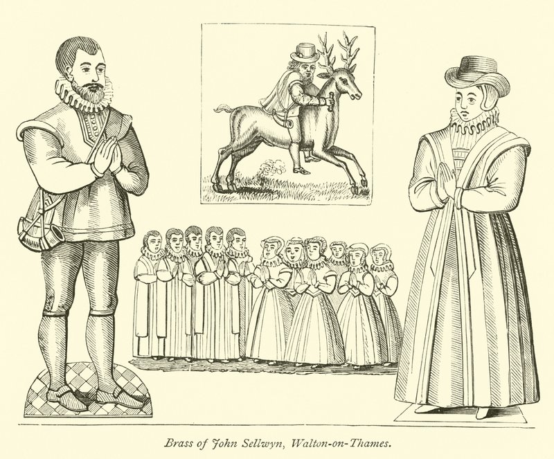 Messing av John Sellwyn, Walton-on-Thames av English School