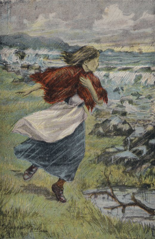Brave Margaret (farge litho) av English School