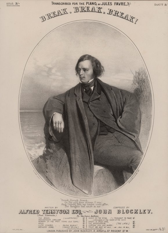Pause Pause Pause! av Tennyson (farge litho) av English School