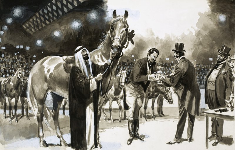 Brian Hughes lurte med hell New York Horse Show i 1907 av English School