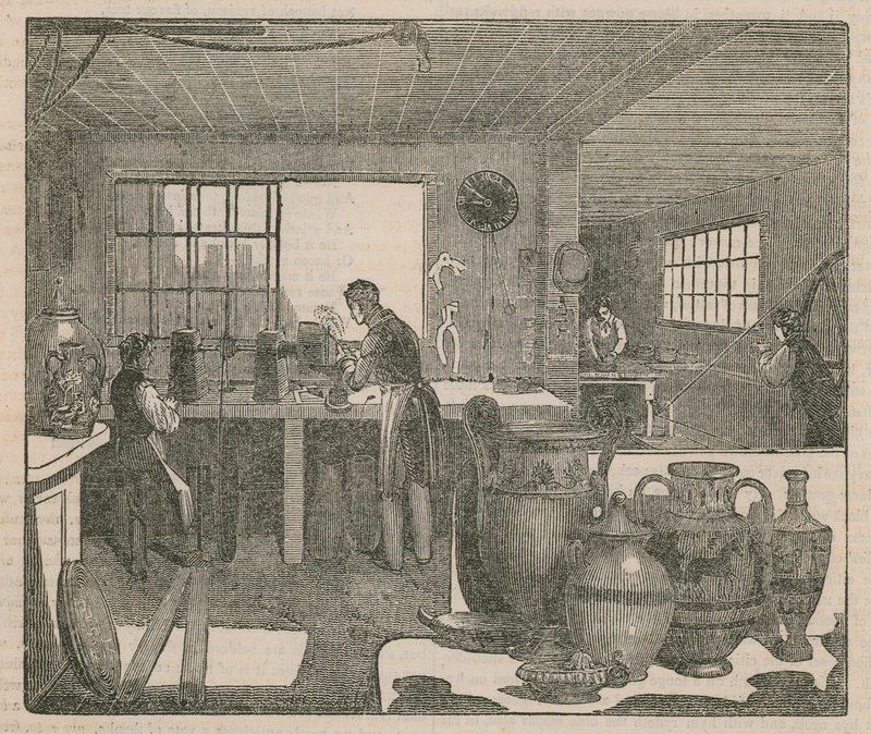 Britiske produsenter: Pottery-ware av English School
