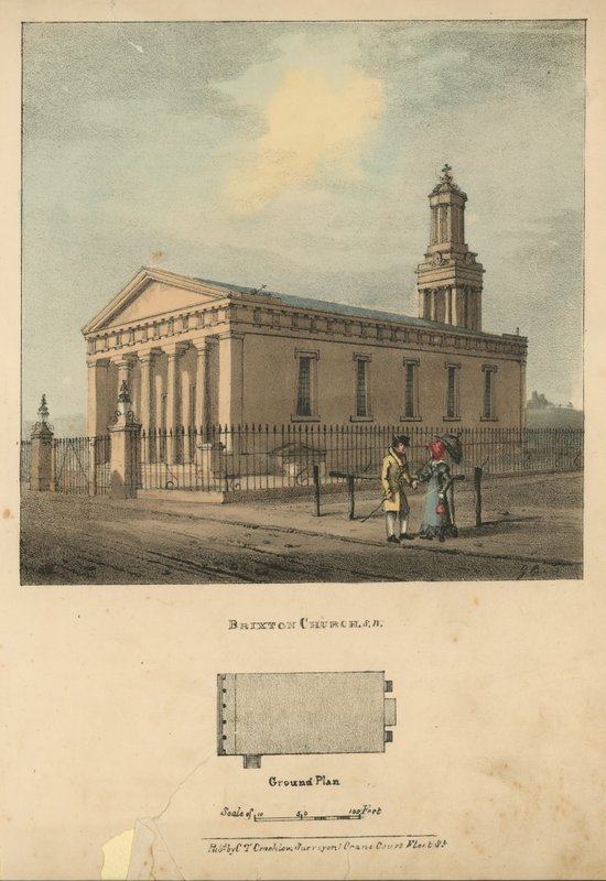 Brixton kirke, London av English School
