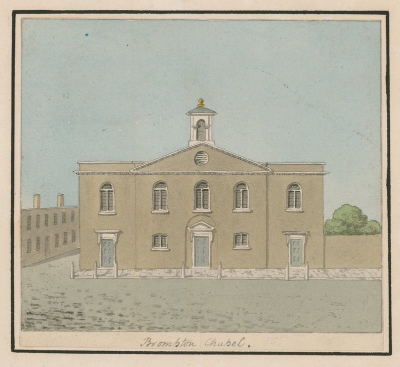 Brompton Chapel, London av English School