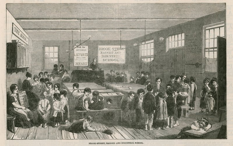 Brook Street, Ragged and Industrial School av English School