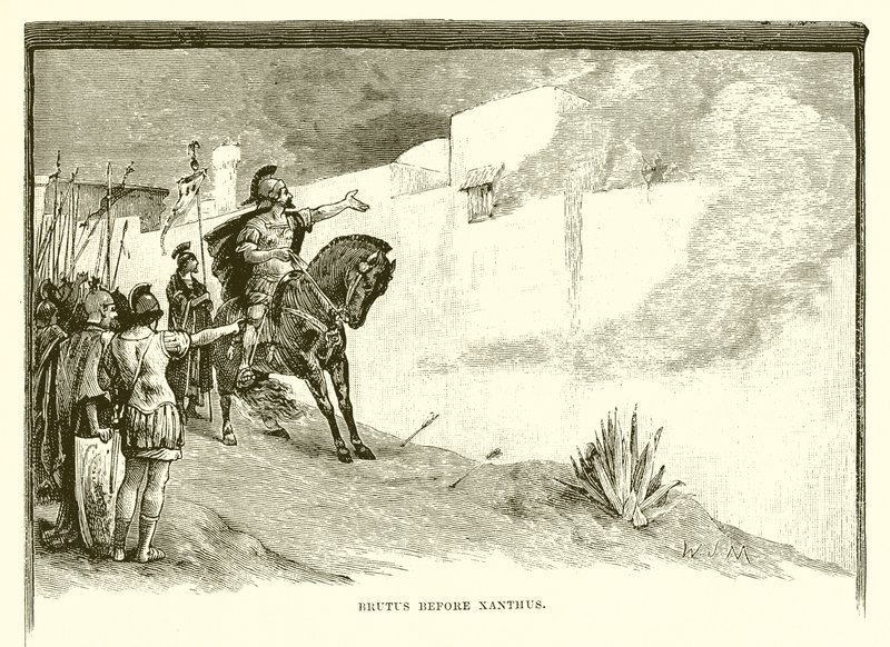 Brutus før Xanthus av English School