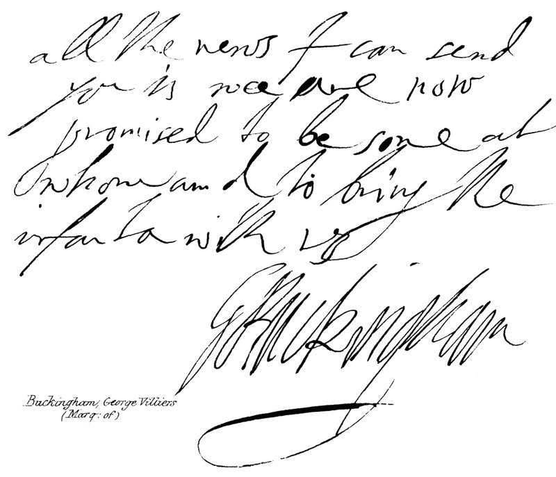 Buckingham, George Villiers (Marq: av) av English School