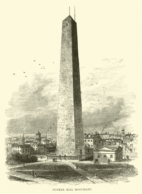 Bunker Hill-monumentet av English School