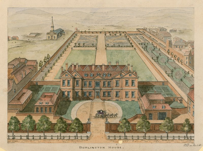Burlington House, Piccadilly, London av English School