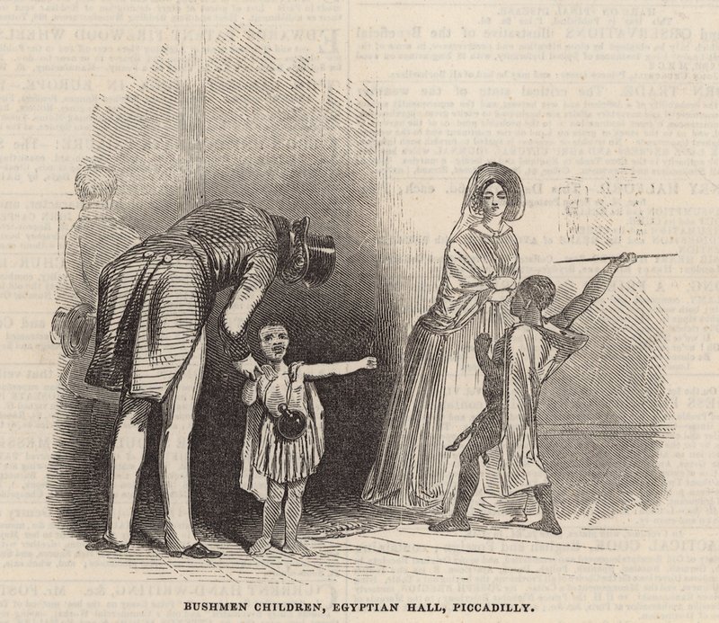 Bushman-barn, Egyptian Hall av English School
