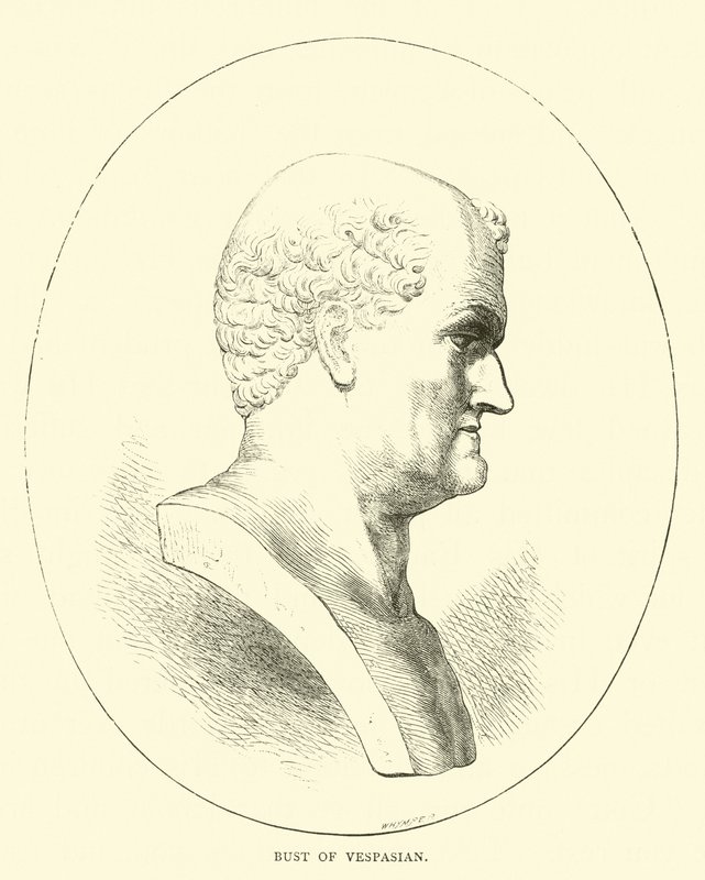 Byste av Vespasian av English School