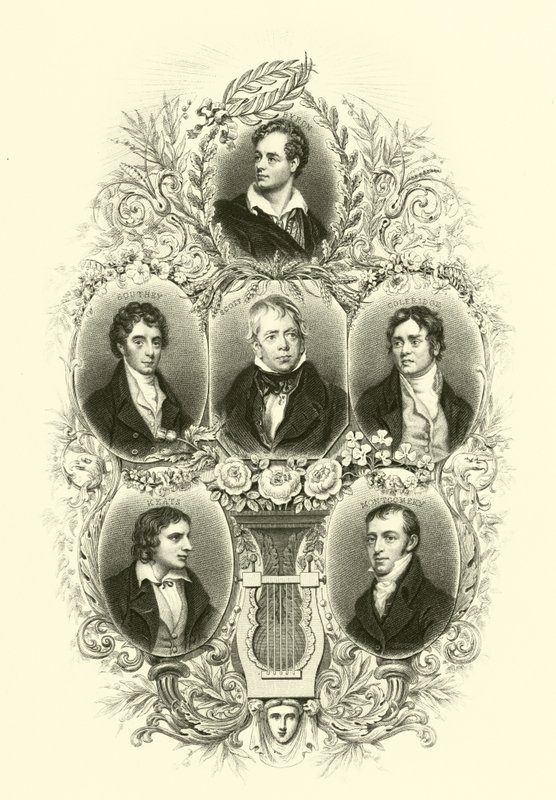 Byron, Southey, Scott, Coleridge, Keats, Montgomery av English School