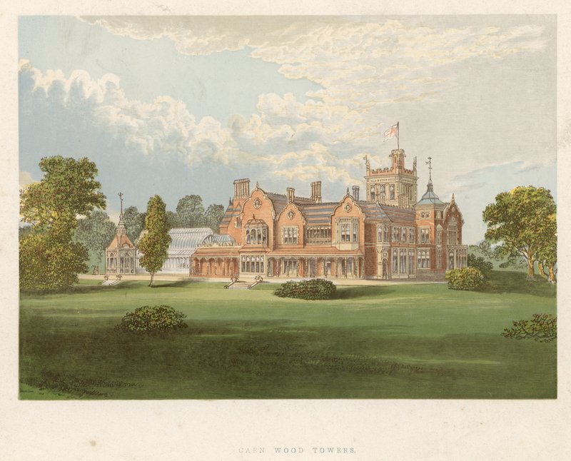 Caen Wood Towers, Middlesex, setet til Earl Mansfield av English School