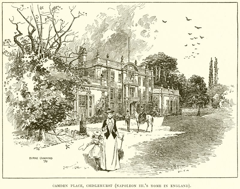 Camden Place, Chislehurst (Napoleon IIIs hjem i England) av English School