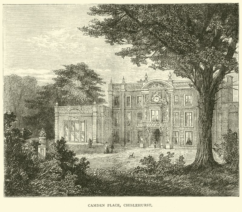 Camden Place, Chislehurst, september 1870 av English School