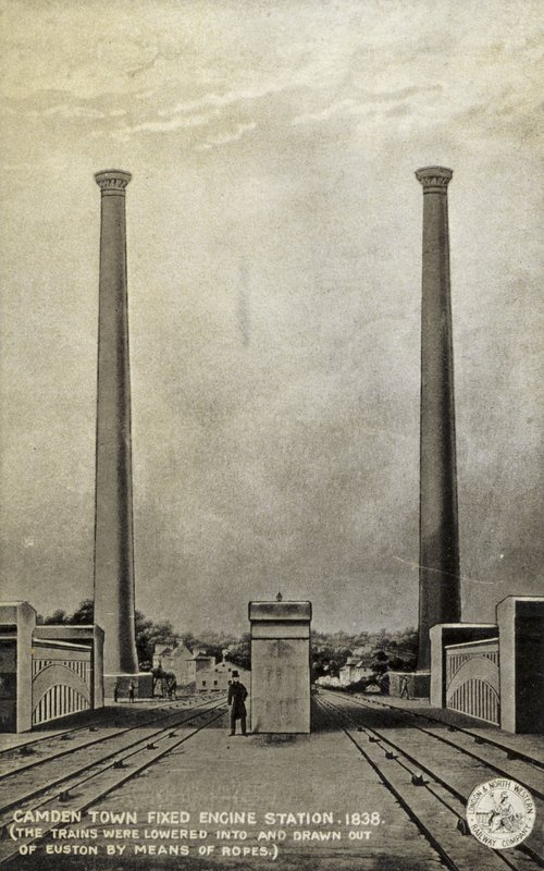 Camden Town Fixed Engine Station, 1838 av English School
