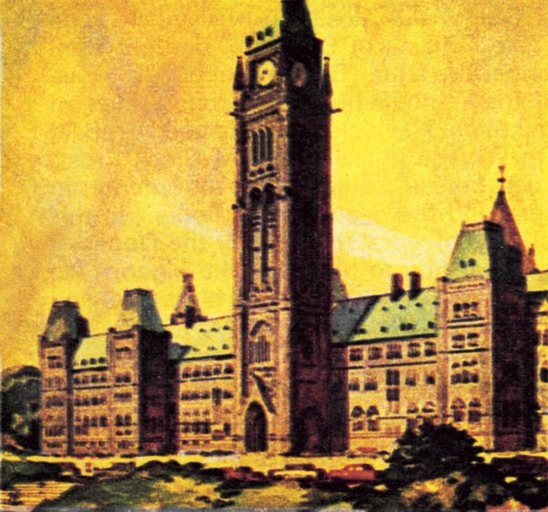 Canadas parlamentshus i Ottawa av English School