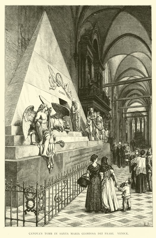 Canovas grav i Santa Maria Gloriosa dei Frari, Venezia av English School