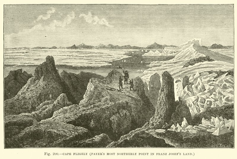 Cape Fligely, Payers nordligste punkt i Franz Josefs Land av English School