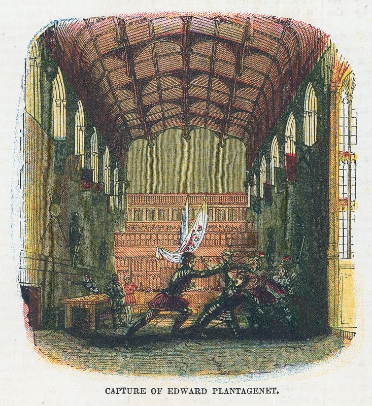 Fangst av Edward Plantagenet av English School