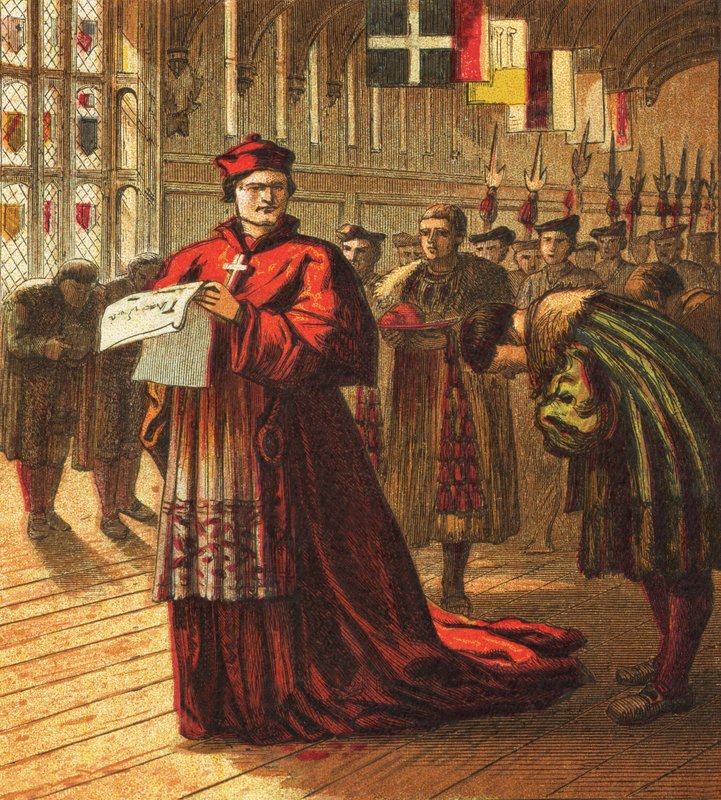 Kardinal Wolsey av English School
