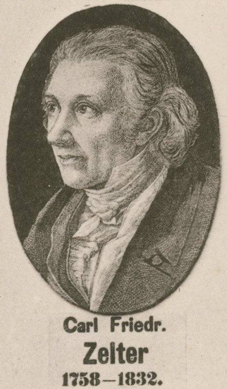 Carl Friedrich Zelter (gravyr) av English School