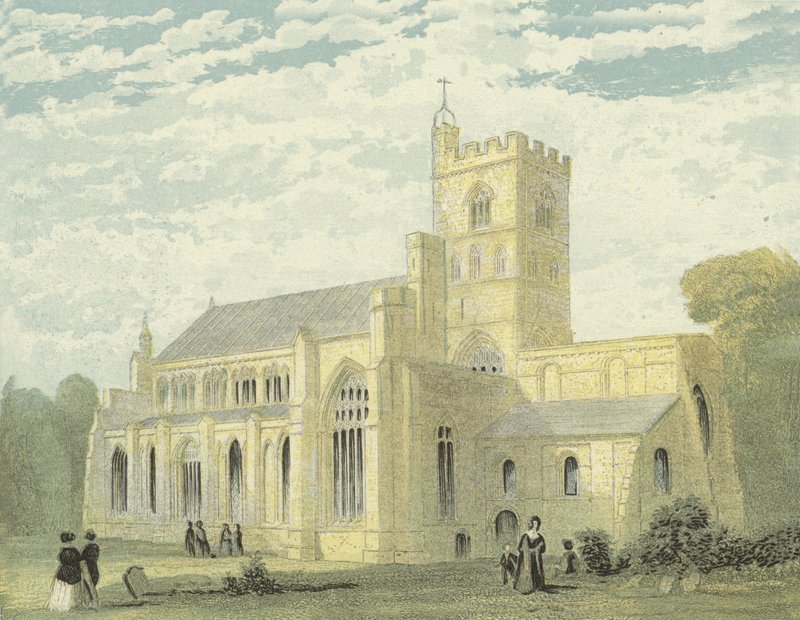 Carlisle Cathedral, North West View av English School